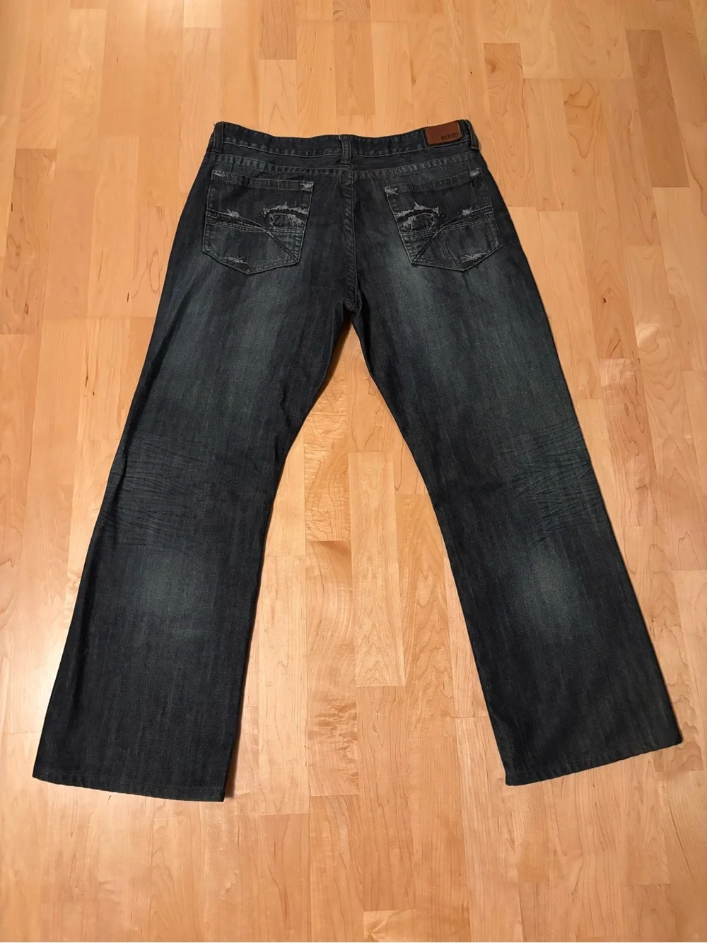 Men's Urban Pipeline Relaxed Bootcut Dark Wash Jeans
